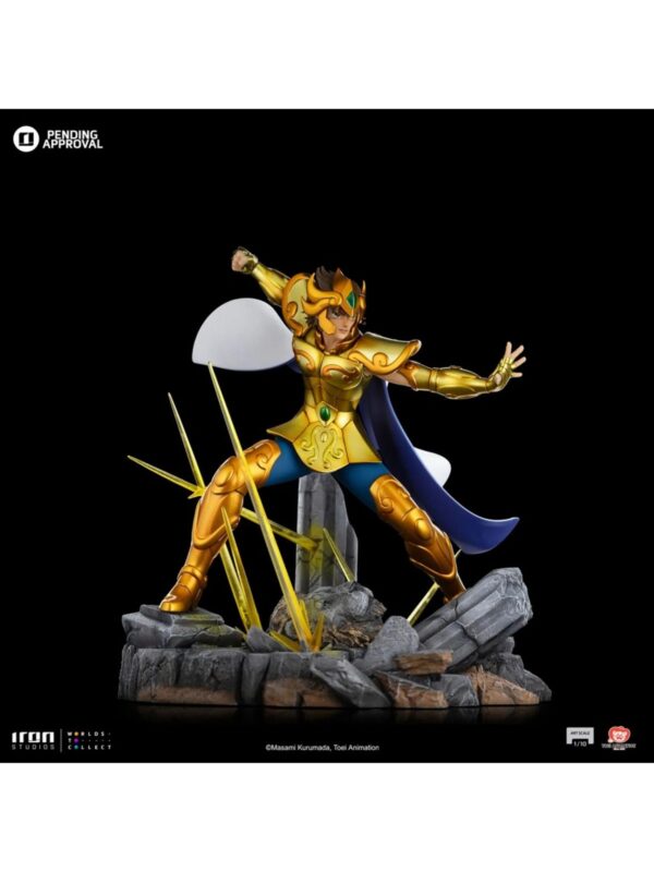 Saint Seiya Statue Leo Aiolia Saint Seiya Art Scale 1/10 TOEIS118325-10 (Licensed) - Image 5