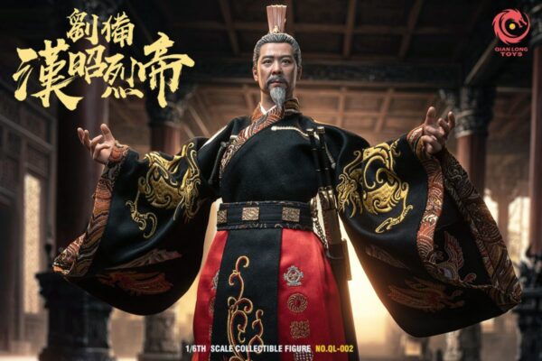 Original 1/6th Scale Liu Bei (Embroidered Imperial Edition) Action Figure #QL-002 (Licensed)