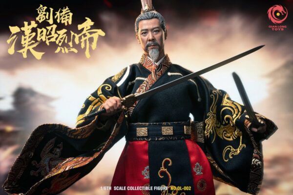 Original 1/6th Scale Liu Bei (Embroidered Imperial Edition) Action Figure #QL-002 (Licensed) - Image 3