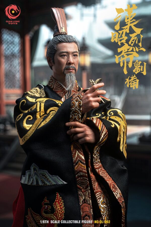 Original 1/6th Scale Liu Bei (Embroidered Imperial Edition) Action Figure #QL-002 (Licensed) - Image 4