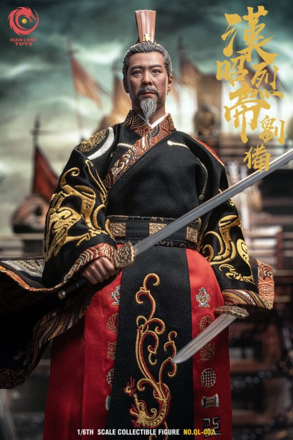 Original 1/6th Scale Liu Bei (Embroidered Imperial Edition) Action Figure #QL-002 (Licensed) - Image 6