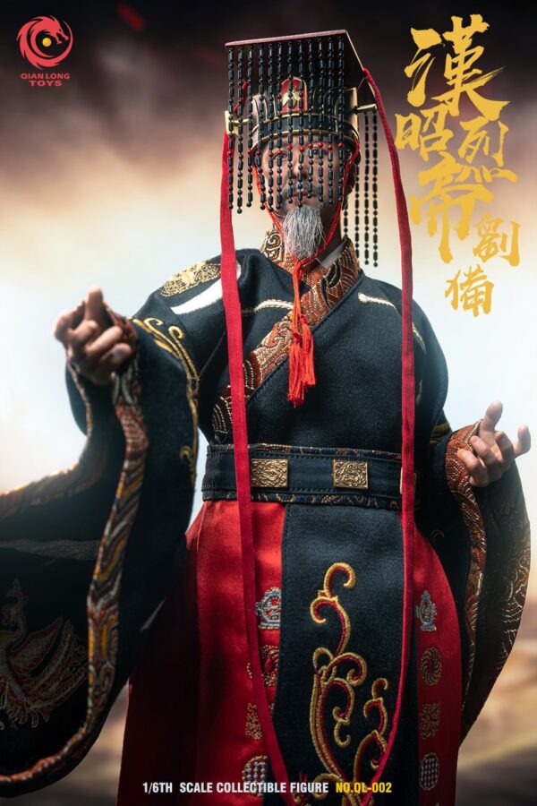 Original 1/6th Scale Liu Bei (Embroidered Imperial Edition) Action Figure #QL-002 (Licensed) - Image 9