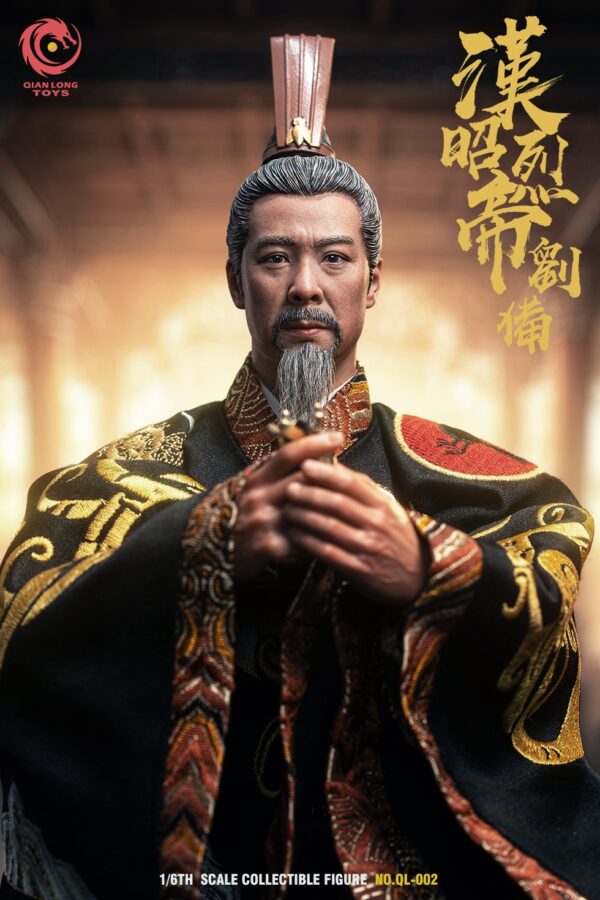 Original 1/6th Scale Liu Bei (Embroidered Imperial Edition) Action Figure #QL-002 (Licensed) - Image 10