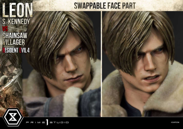 Ultimate Premium Masterline Resident Evil 4 Leon S. Kennedy versus Chainsaw Villager UPMRE4-02 UPMRE4-02S (Licensed) - Image 21